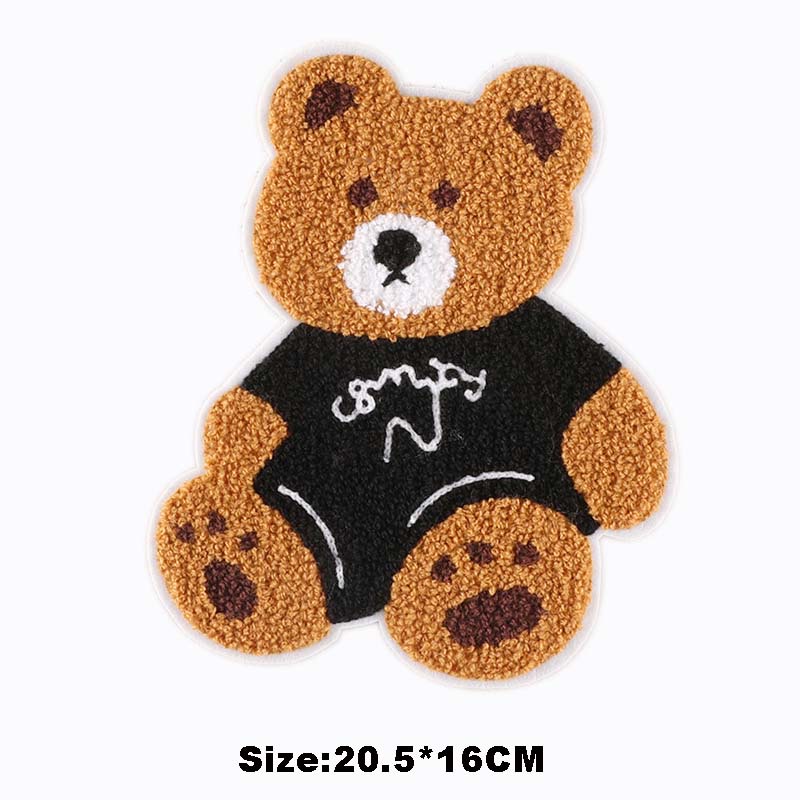 Miếng Vá Quần Áo Hình Gấu Teddy Hoạt Hình Dễ Thương