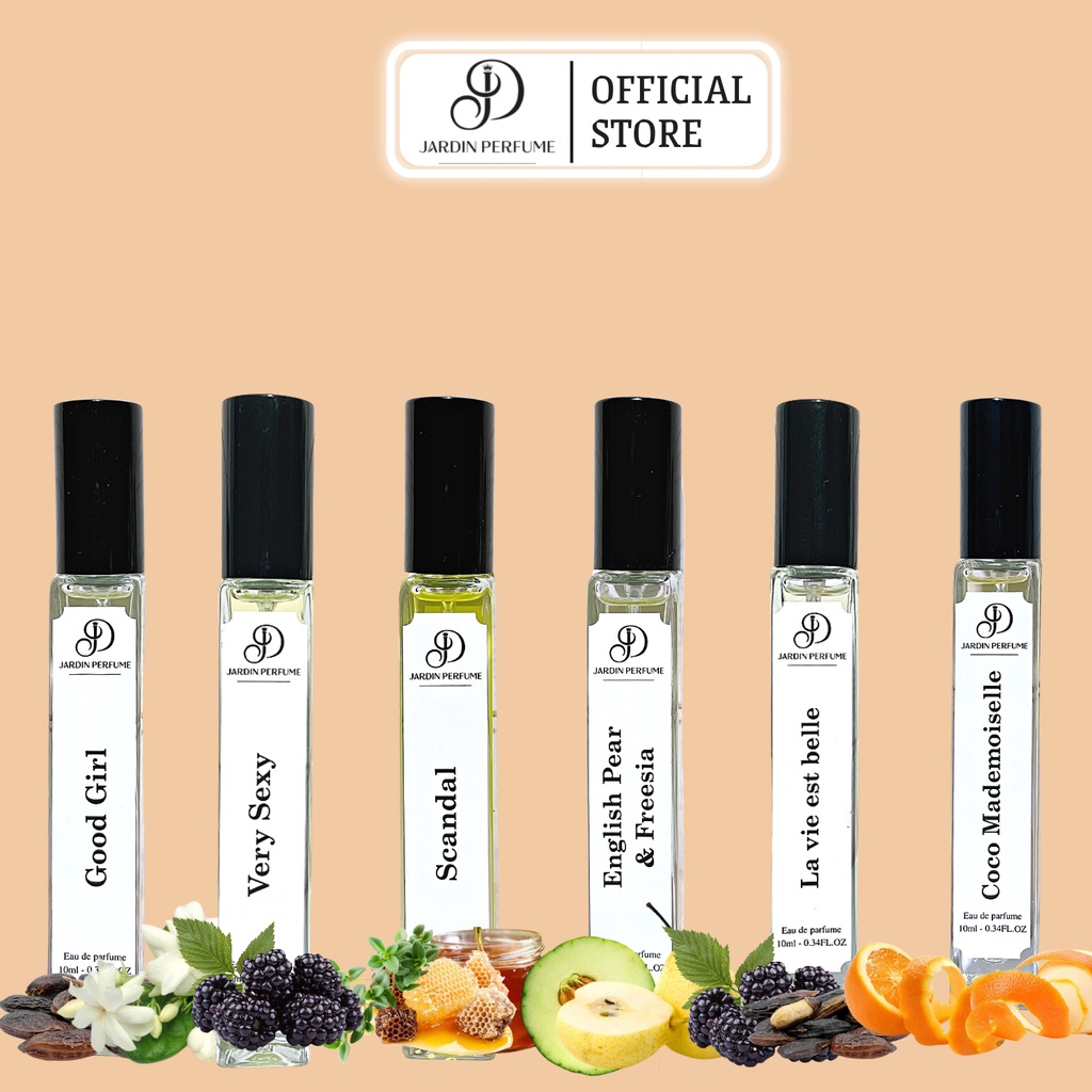 Nước Hoa Nữ La Vie Est Belle Nữ Tính Ngọt Ngào Cuốn Hút 10ML | Body Mist Nữ Mini La Vie Est Belle By Jardin Perfume