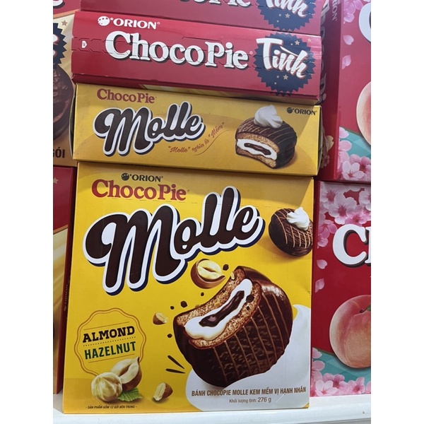 Bánh Chocopie Molle Kem Mềm Vị Hạnh Nhân