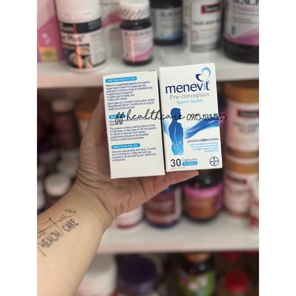 Combo Menevit, Hàu Úc Oyster Plus- Tăng Sinh Lý Nam, Tăng Thụ Thai