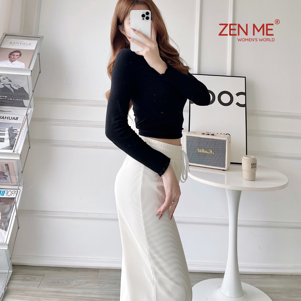 [MUA 2 GIẢM 50%] Quần Ống Rộng Nữ Kiểu Culottes Chất Liệu Gân Tăm Mềm Mịn QR01, Zen Me Women's World