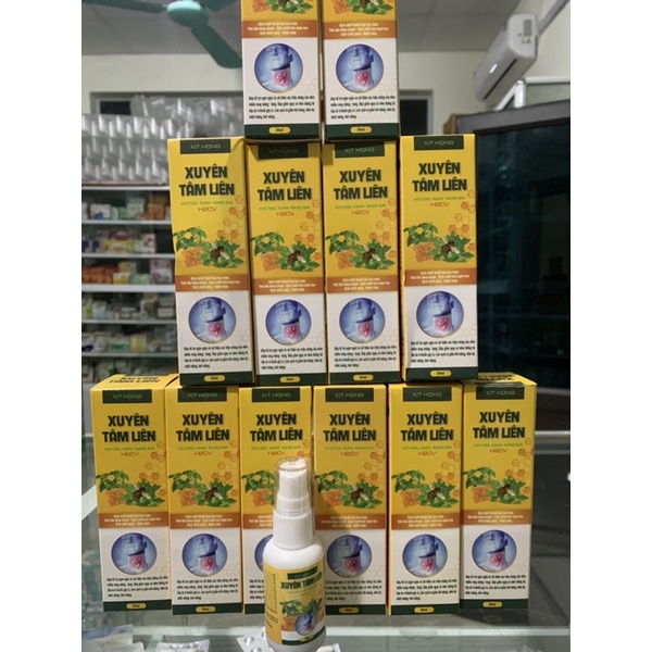XỊT HỌNG XUYÊN TÂM LIÊN NANO lọ 30ml