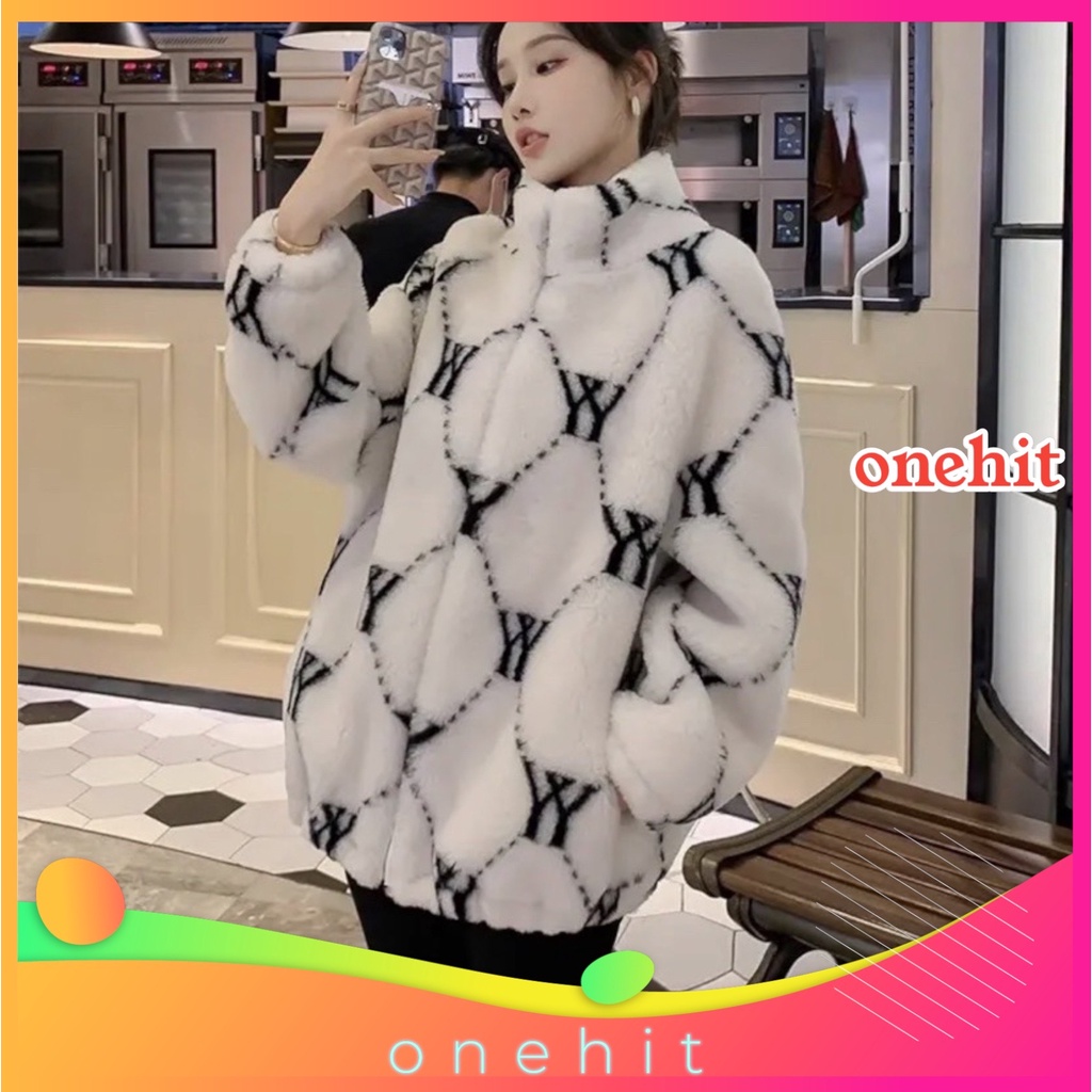 Áo khoác lông thỏ YY Big size hàng quảng châu cao cấp loại 1, áo khoác unisex kiểu dáng hàn quốc_onehit shop