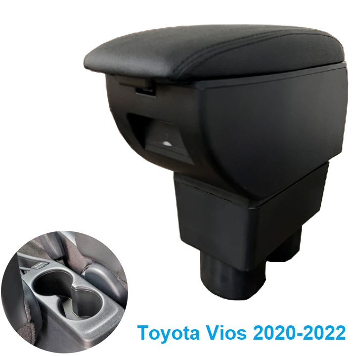 Hộp tỳ tay ô tô Toyota Vios 2020-2022 tích hợp 5 cổng USB D3-VIOS