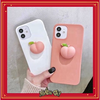 Ốp lưng trái đào bóp 3d iphone 12