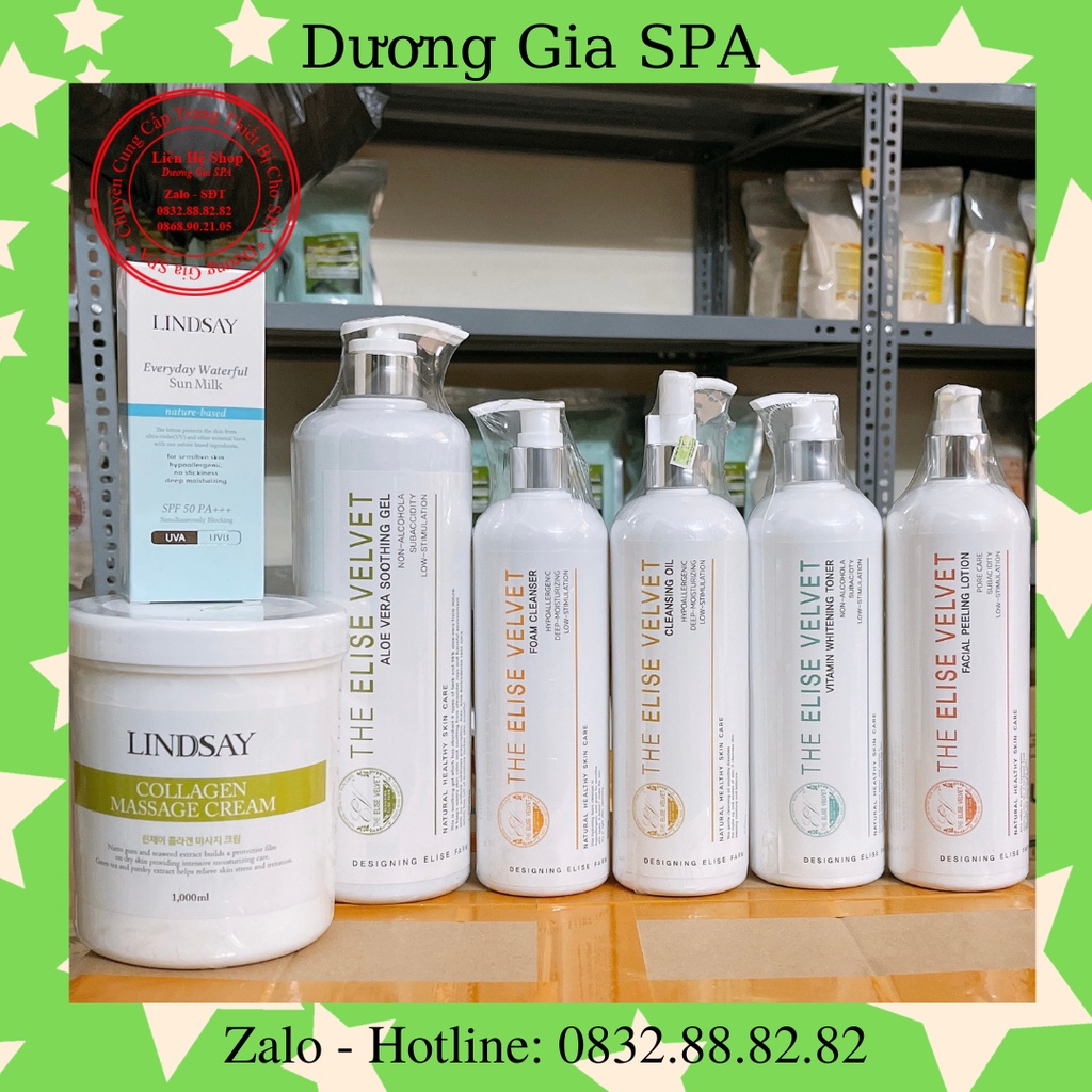Bộ 7 lọ cham sóc da linday