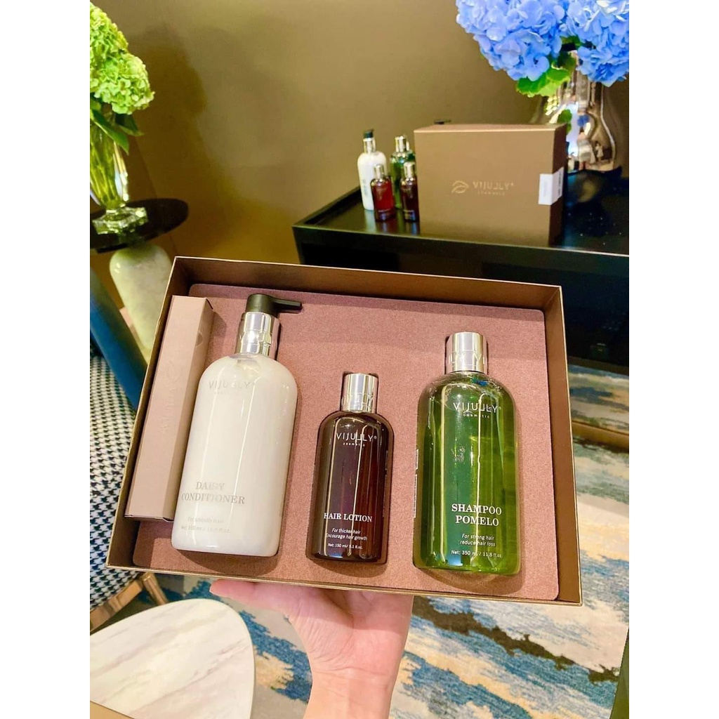 Combo bộ 3 chai bưởi vijuly