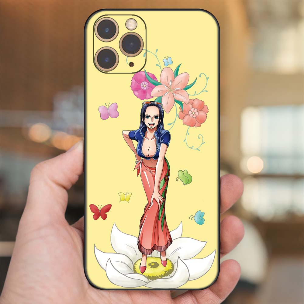Ốp lưng iPhone 11 Pro dẻo đen cạnh vuông in hình Nico Robin One Piece Đảo Hải Tặc