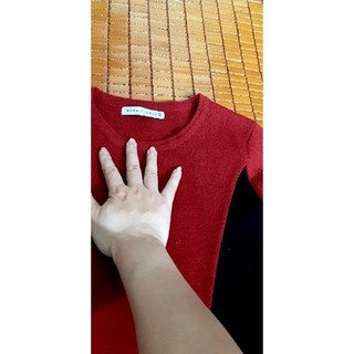 Váy len dáng dài