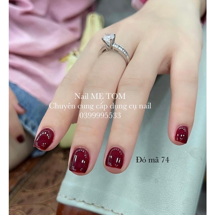 Sơn gel màu đỏ (mã 74 chai xanh)
