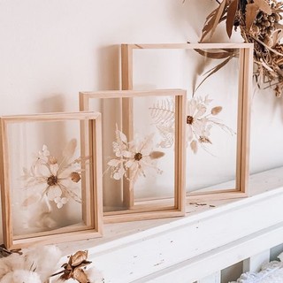 Khung ảnh gỗ 2 mặt để bàn decor, khung ảnh gỗ nhìu kích thước - Vinaoffice