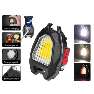 Đèn led móc khóa mini Cob 5451 có đầu châm