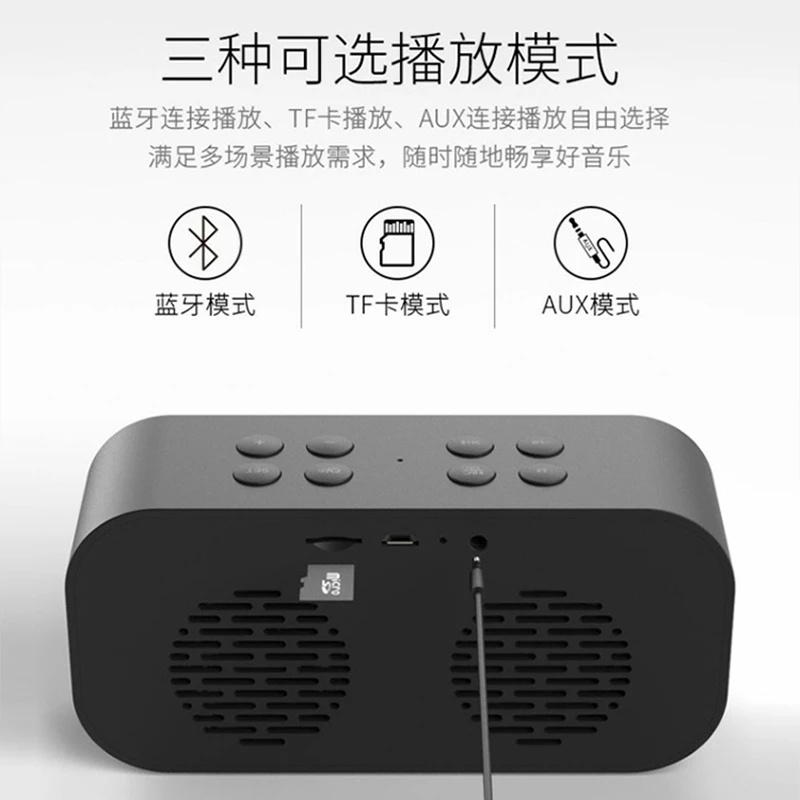 Genshin Impact Loa Nghe Nhạc Bluetooth Không Dây Mini Loa Di động Dễ Thương Loa Bluetooth Có Đồng Hồ Báo Thức Genshin Impact