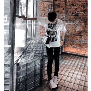 Áo Phông Nam Nữ In Nổi Chữ Sex Money Drug . Áo Phông Tay Lỡ Nam Nữ From Rộng HLT