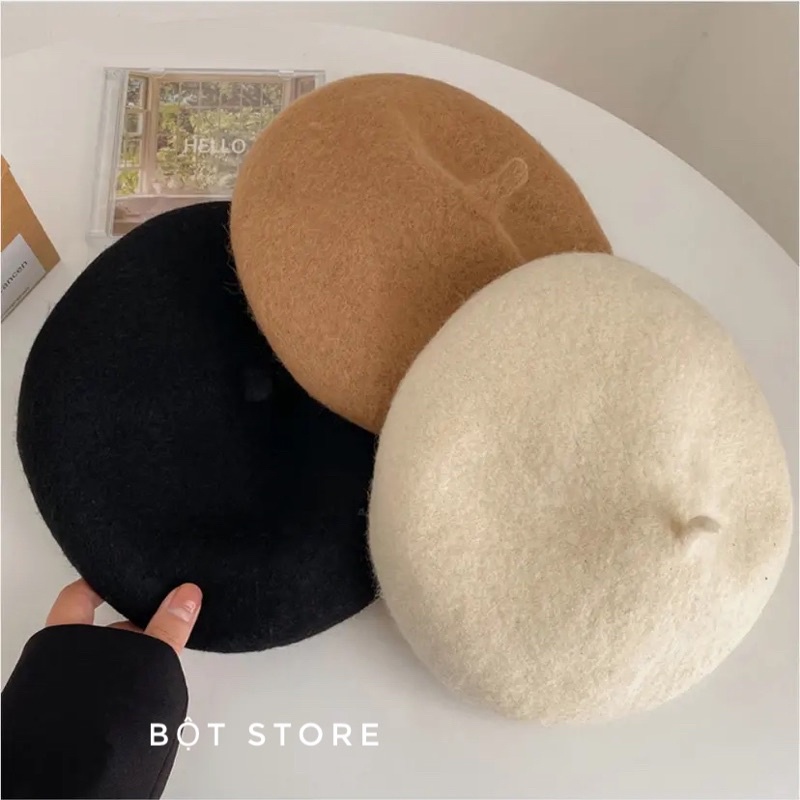 Mũ nồi beret cho bé phong cách HQ siêu xinh