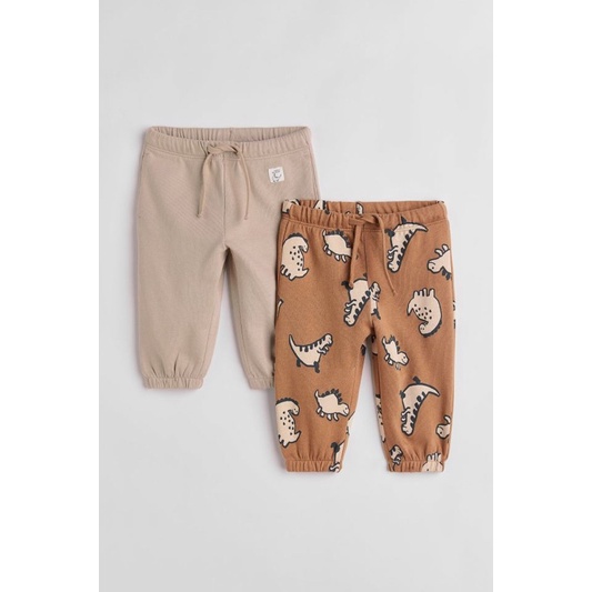 Set 2 quần HM AUT | săn sale HM US | Quần nỉ da cá mềm sz 6/9m đến 3/4y