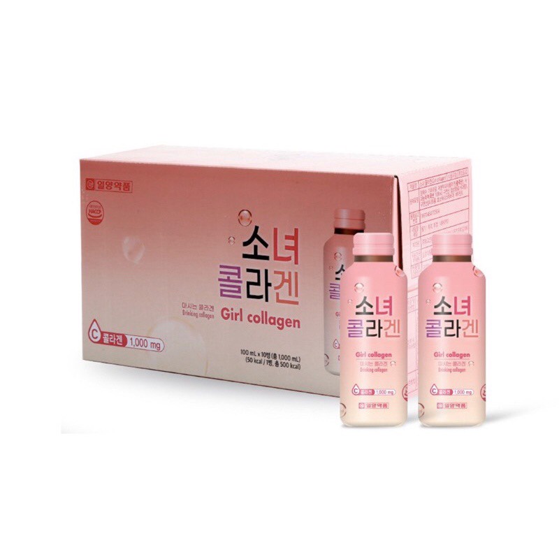 Nước uống hỗ trợ đẹp da Collagen girl Hàn Quốc, bổ sung Vitamin C giúp đẹp da - Hương Táo 10lo PynaBeauty