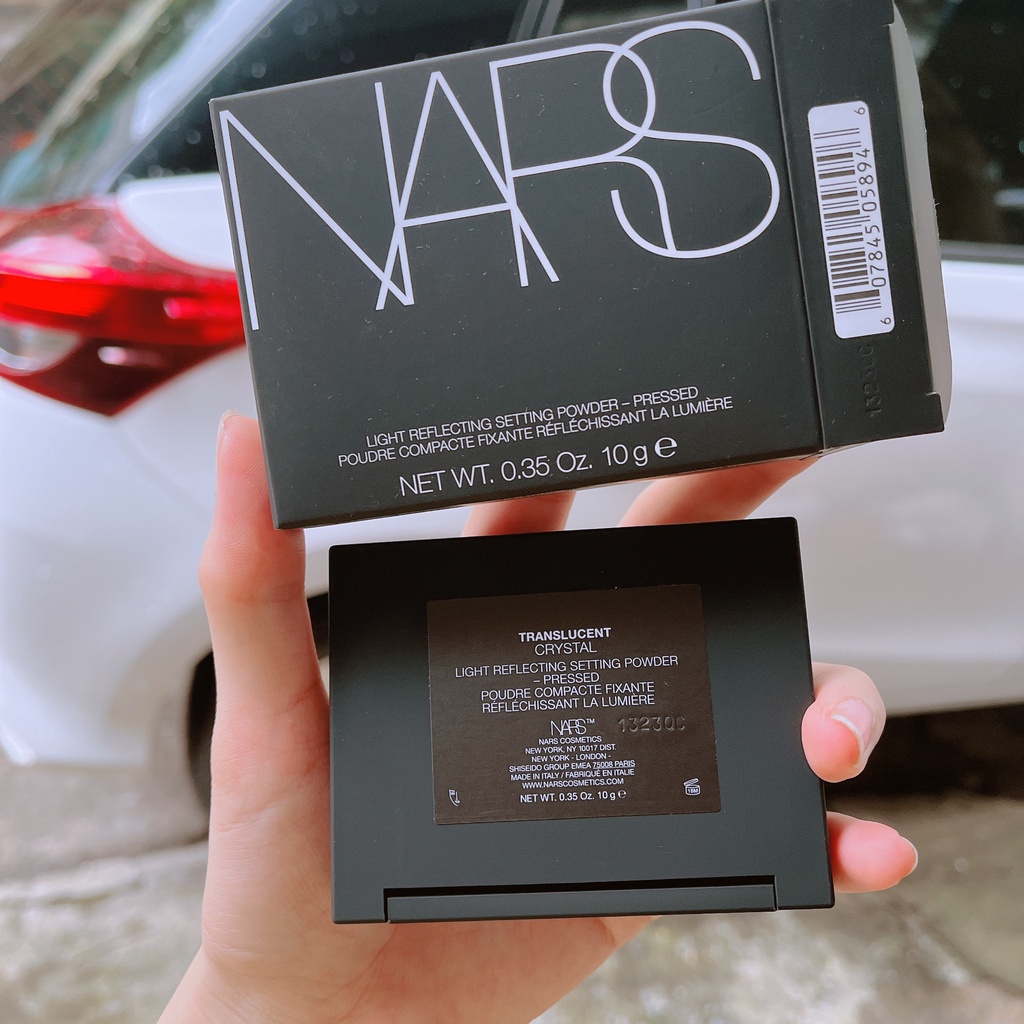 Phấn Phủ Nén Nars Thủy Tinh Không Màu Cao Cấp