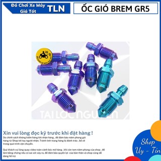 Ốc gió heo dầu b_rem/nissin 2pis đối xứng titanium gr5