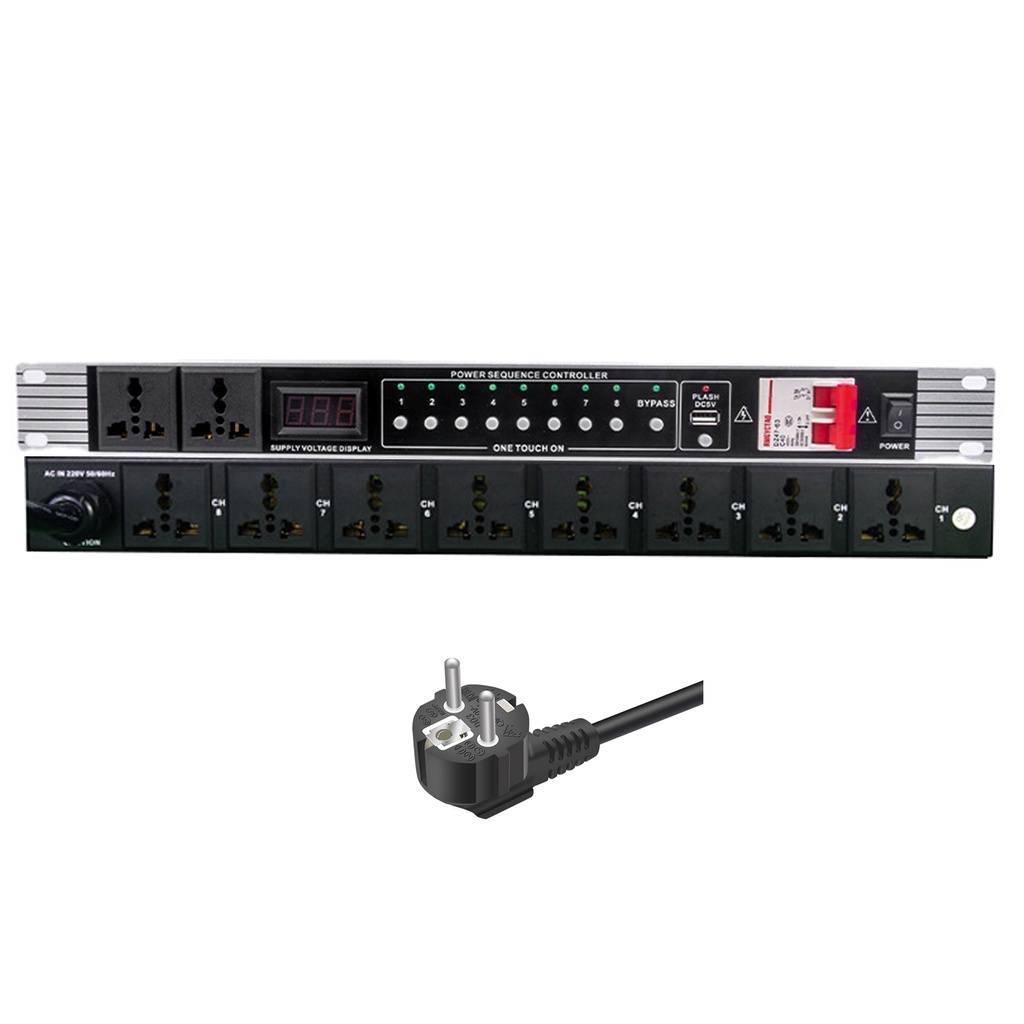 quản lý nguồn âm thanh PRO 138, ổn định nguồn điện bảo vệ thiết bị âm thanh,chống chạm chập, rò rỉ điện, chống sốc điện