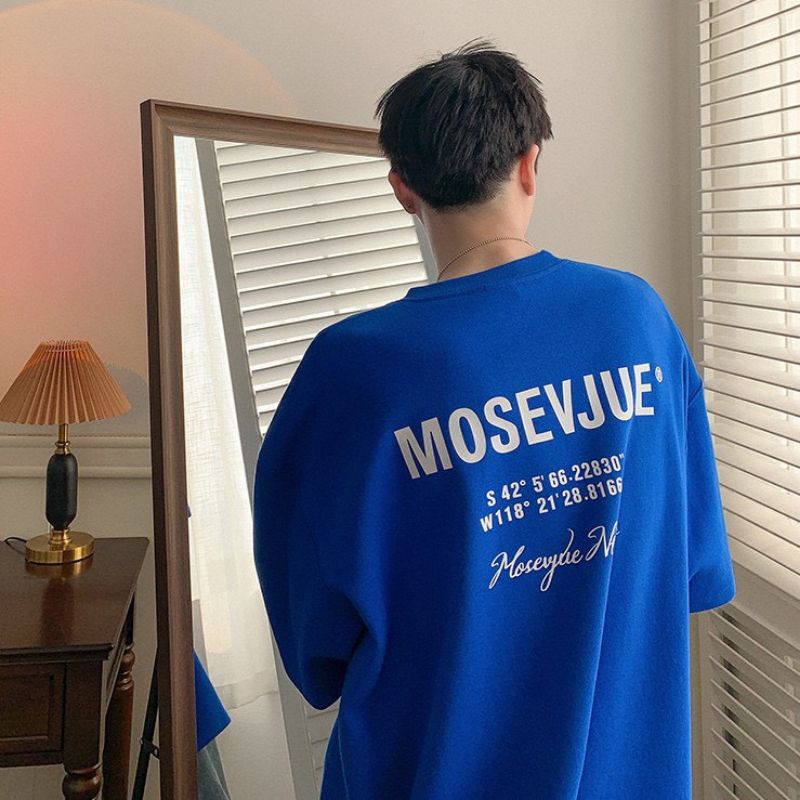 Áo thun tay lỡ unisex Mosevjue