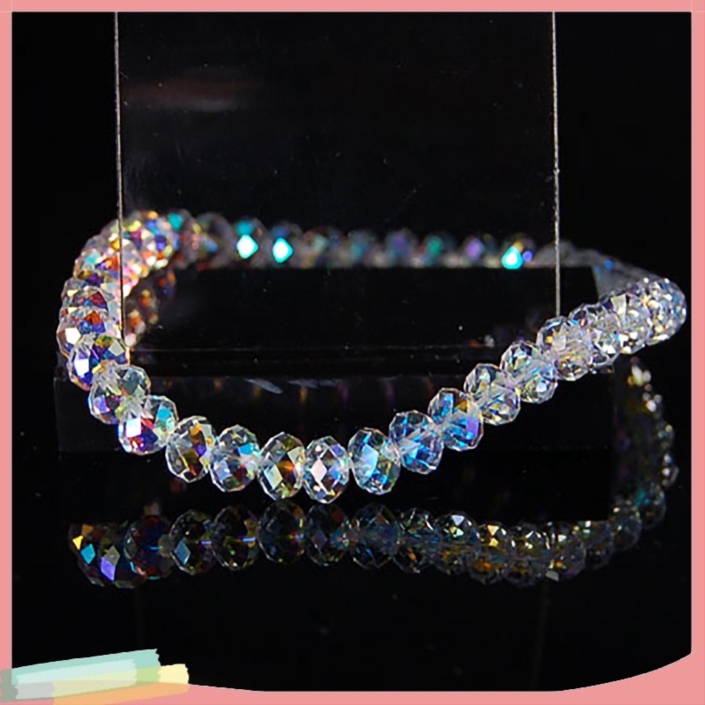 Vòng tay hợp kim trang trí hạt pha lê giả thời trang dành cho nữ