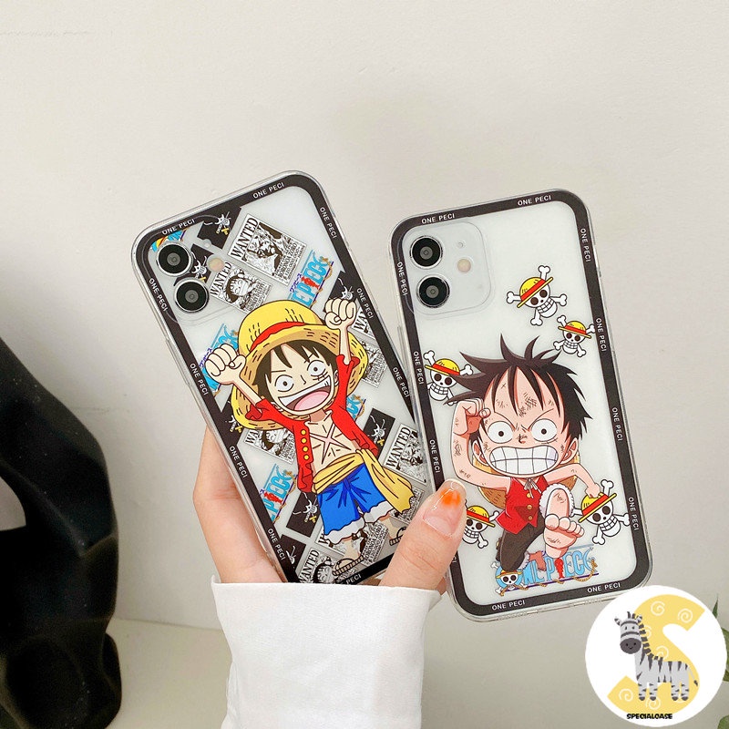 Ốp Lưng Iphone Silicon Mềm Hình Anime One Piece Luffy 7/7plus/8/8/plus/x/xs/xr/xsmax/11/12/13/pro/max/plus/promax/se2