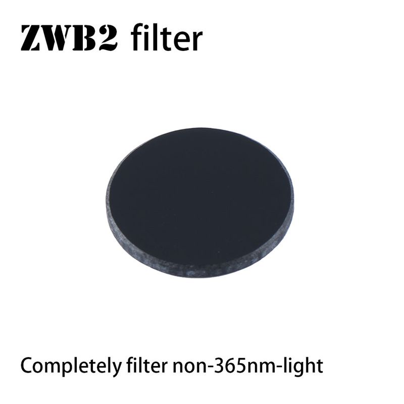 Kính Lọc Đường Kính 20.5mm / 2mm ZWB2 Cho Đèn Pin Convoy S2 S2 + 365nm UV