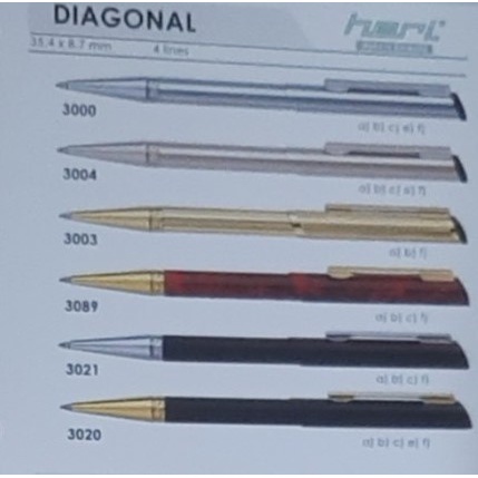 BÚT BI CÓ KHẮC DẤU TÊN HERI DIAGONAL( ĐỨC)