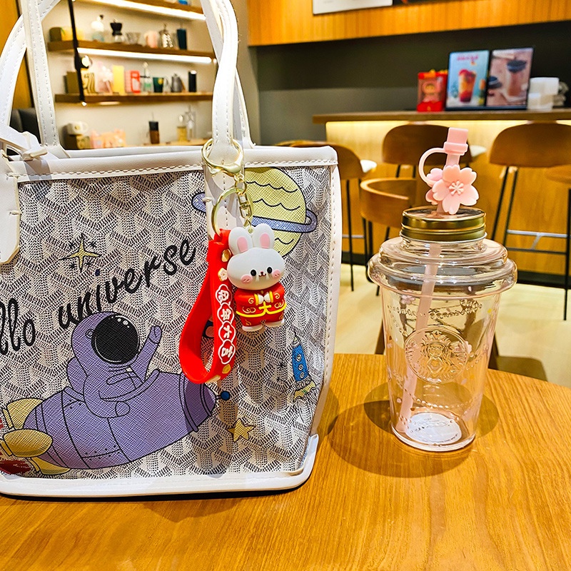 Móc Khóa Hình Thỏ Nhồi Bông Năm Mới 2023 Dễ Thương