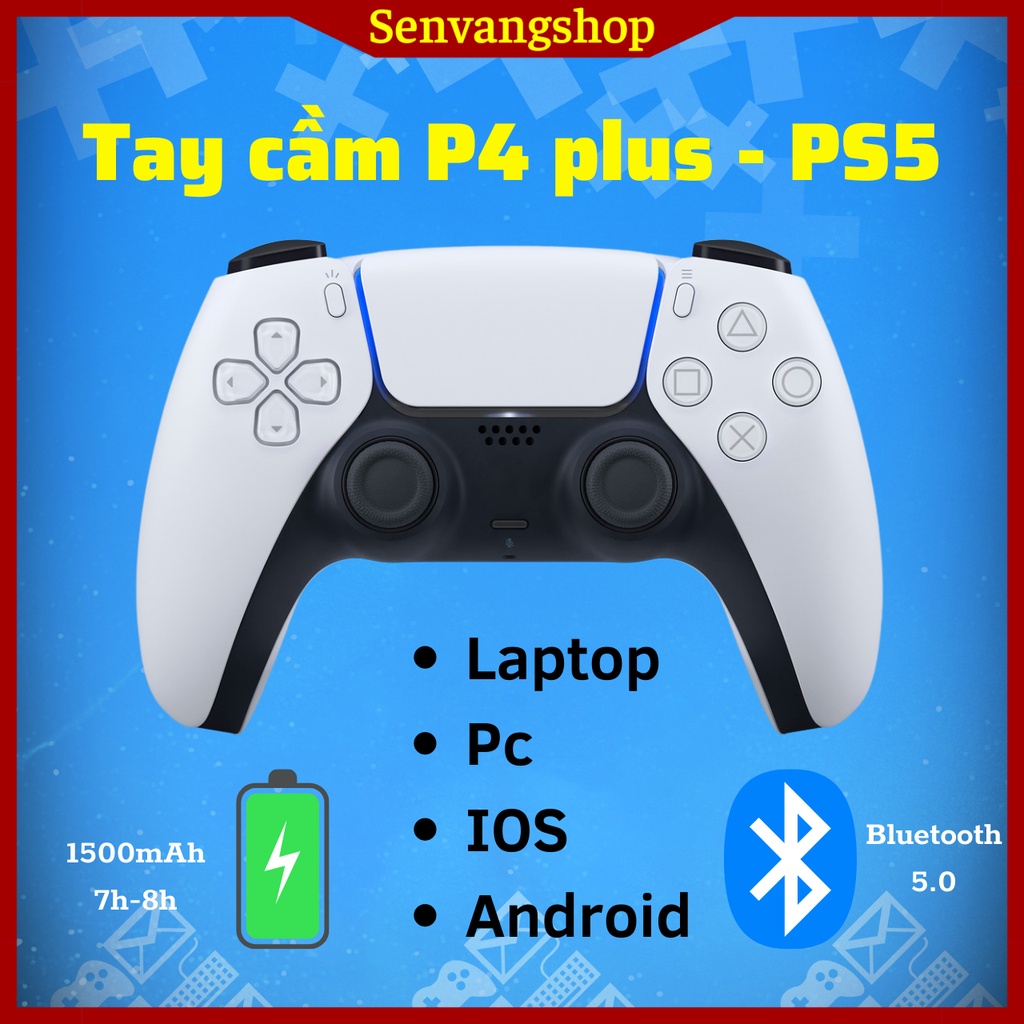💥𝓟4 𝓟𝓵𝓾𝓼💥Tay cầm Ps4/Ps5, tay cầm chơi game fifa online 4 không dây, xbox - pc - laptop - Ios - android có rung