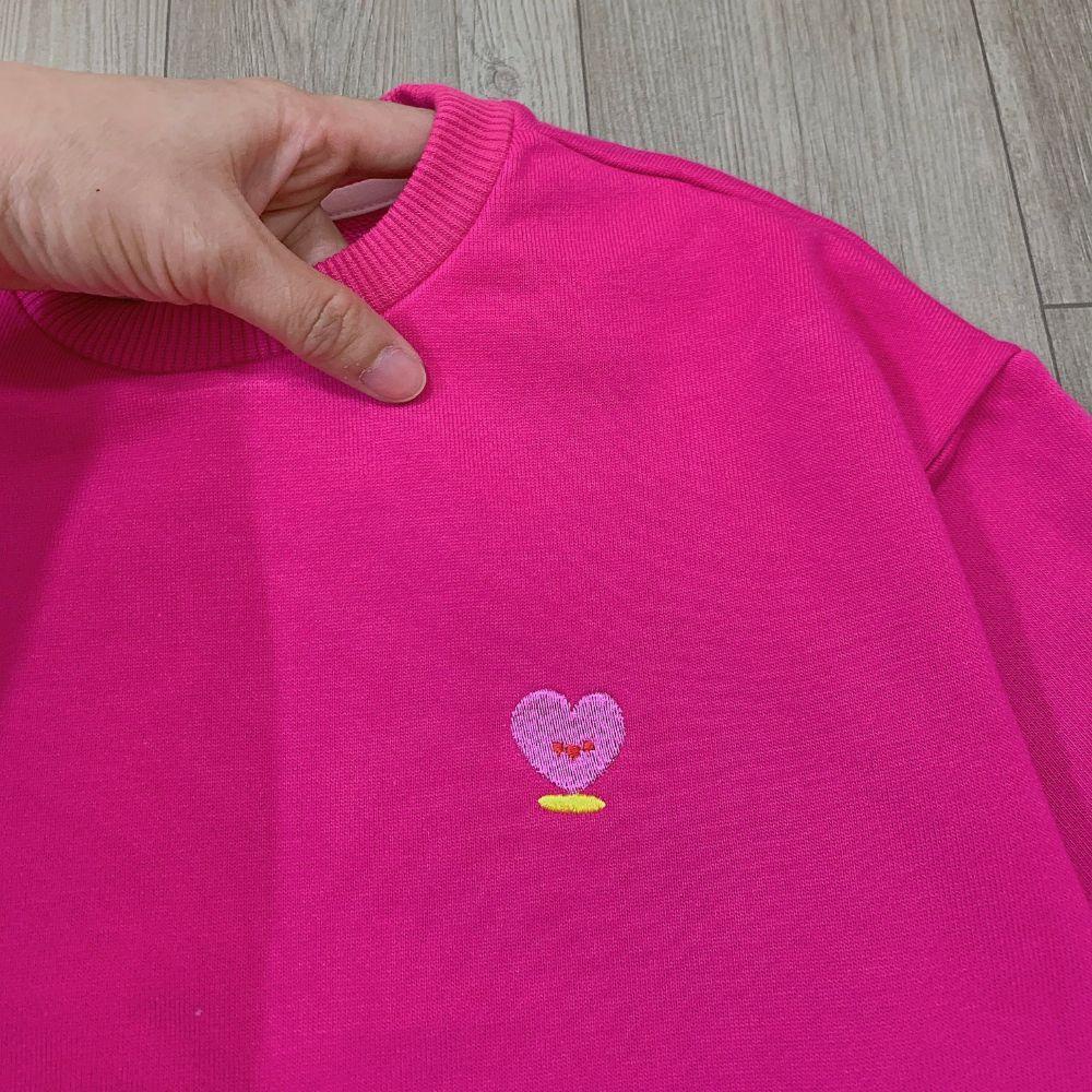 Bộ bé gái dài tay áo hồng quần trắng phong cách sành điệu cho bé đi chơi, đi học Shushibabyshop