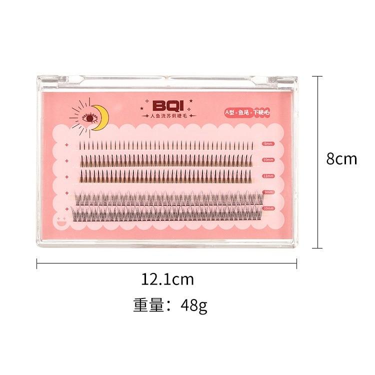 PVN56312 Lông mi giả tách sợi đuôi cá chữ A tự nhiên tự nối độ dài 9-11mm