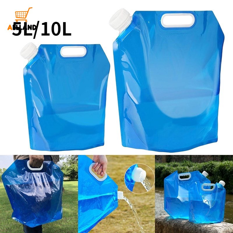 Túi Đựng Nước Dung Tích 5L / 10L Có Tay Cầm Tiện Dụng Khi Đi Cắm Trại