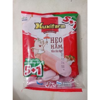 ( 5 cây tặng 1)Thùng xúc xích Xuxifarm vị heo hầm nấm bào ngư ( 6 cây*35 gr *20gói