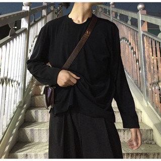 Áo Dài Tay Longtee Cotton Tăm xẻ tà Nam nữ Hàng thiết kế