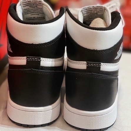 Giày jordan Cổ Cao Nam Nữ, Giày Sneaker JD1 Panda Đen Trắng Hàng Cao Cấp Full Box + Bill