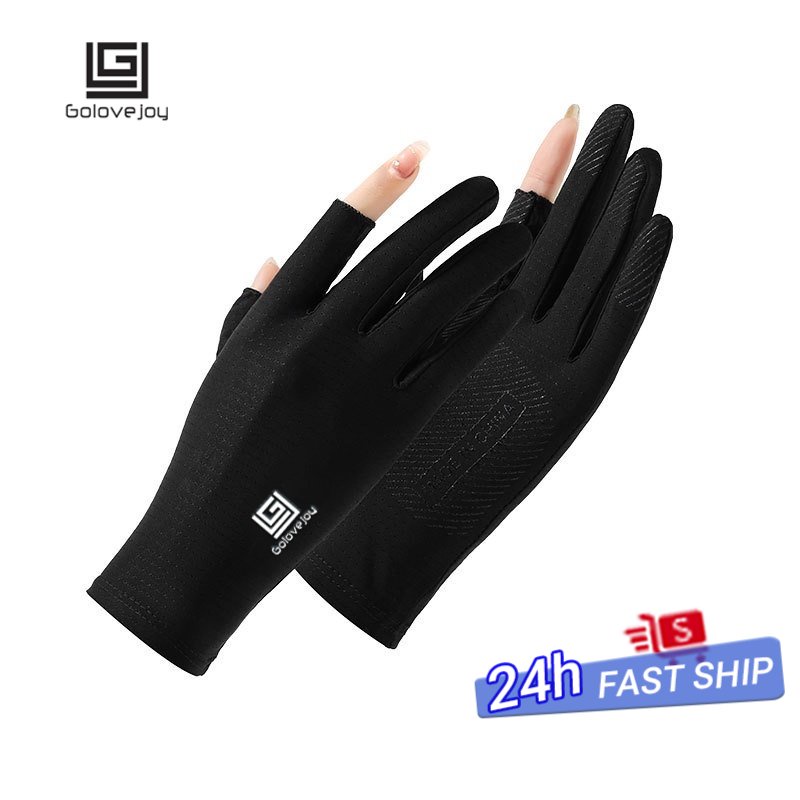 Golovejoy Ultra Găng Tay Chống Nắng Siêu Mỏng Thoáng Khí Mau Khô Chống Tia Cực Tím Cho Nữ