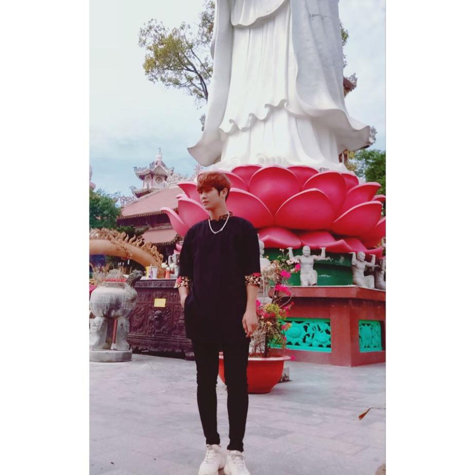 Áo sơ mi Shanghai unisex nam nữ có hình  - Áo dài cách tân nam nữ