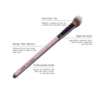 Set 2 Cọ Half Caked Airbushed Complexion Duo (Cọ Nền và Cọ Che Khuyết Điểm)