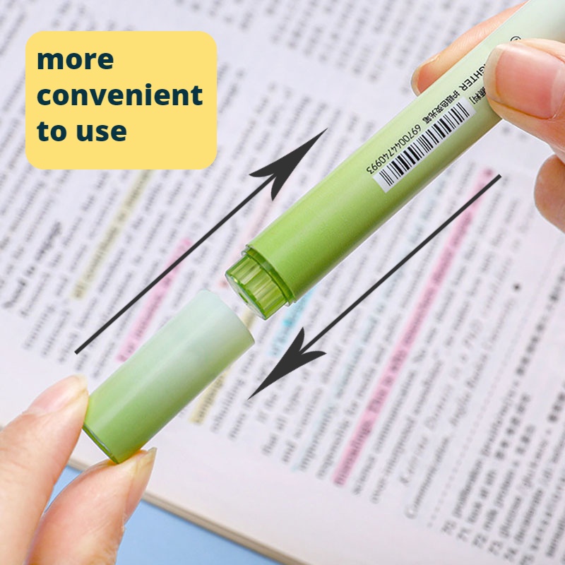 Bộ 4 Bút Đánh Dấu 12 Màu Pastel Đa Năng Dùng Vẽ Tranh Cho Nữ Sinh