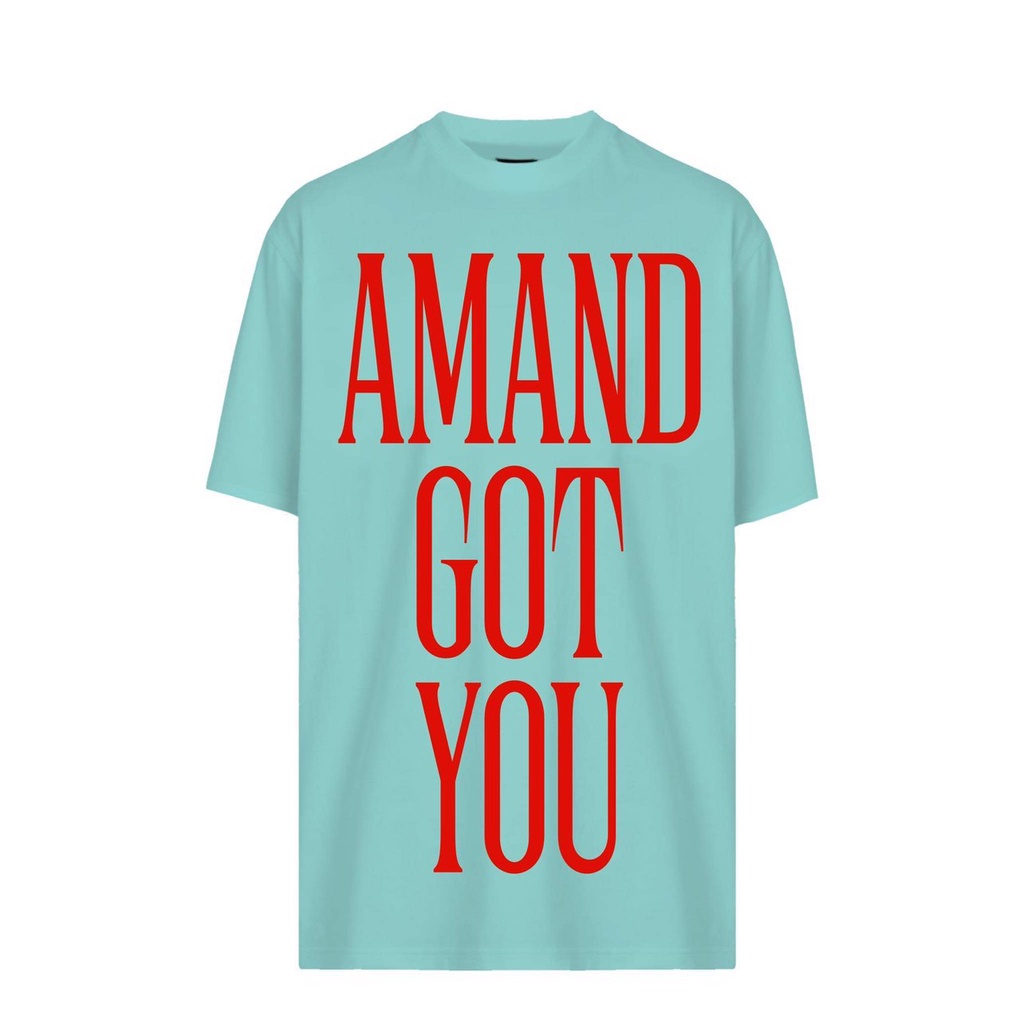 Áo thun nam nữ Amand Velvet Letters T-Shirt