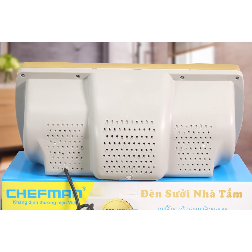 Đèn Sưởi Nhà Tắm 2 Bóng Hàng Chính Hãng HERA Bảo Hành Thân 60 Tháng, Tiết Kiệm Điện Năng, An Toàn Cho Người Sử D