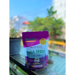 HẠT CHIA Hữu Cơ BIOSIS ORGANIC 250gr Túi  NHẬP KHẨU TỪ ÚC