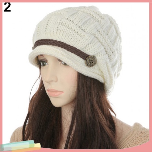 Mũ len nữ thời trang thu đông dễ thương