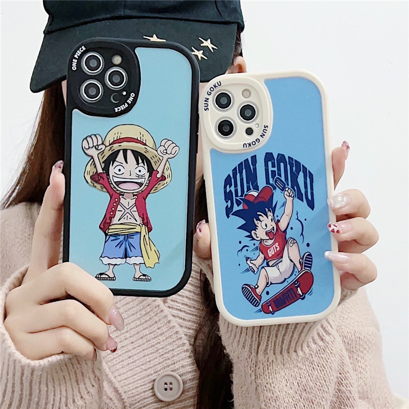 Ốp Điện Thoại Dẻo Họa Tiết Luffy Dễ Thương Cho OPPO A57 2022 4G A54 A16 A15 A15S A3S A5S A7 A12 A11K A31 A5 A9 A53 A32 A33 2020 A52 A92