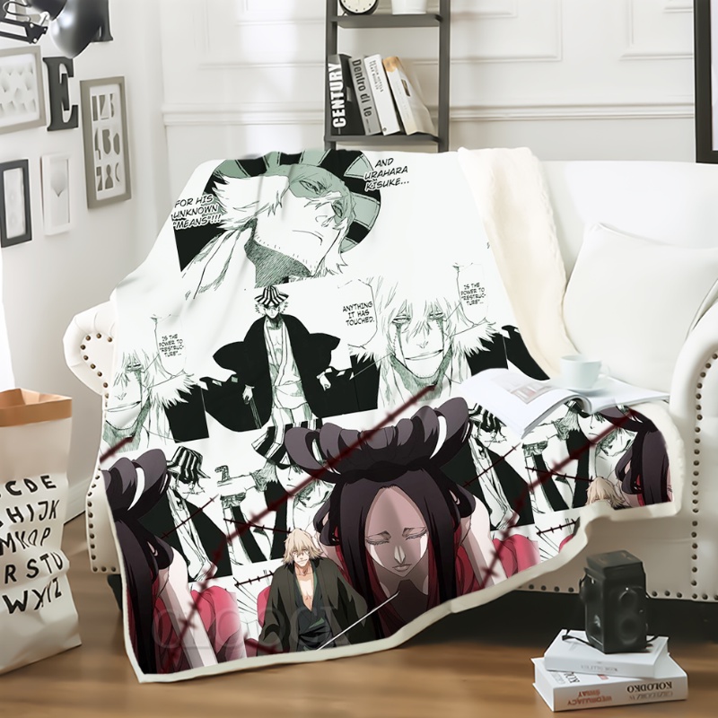 Chăn Bông Mềm Hai Lớp In Hình Tom Và Jerry 3D Dễ Thương