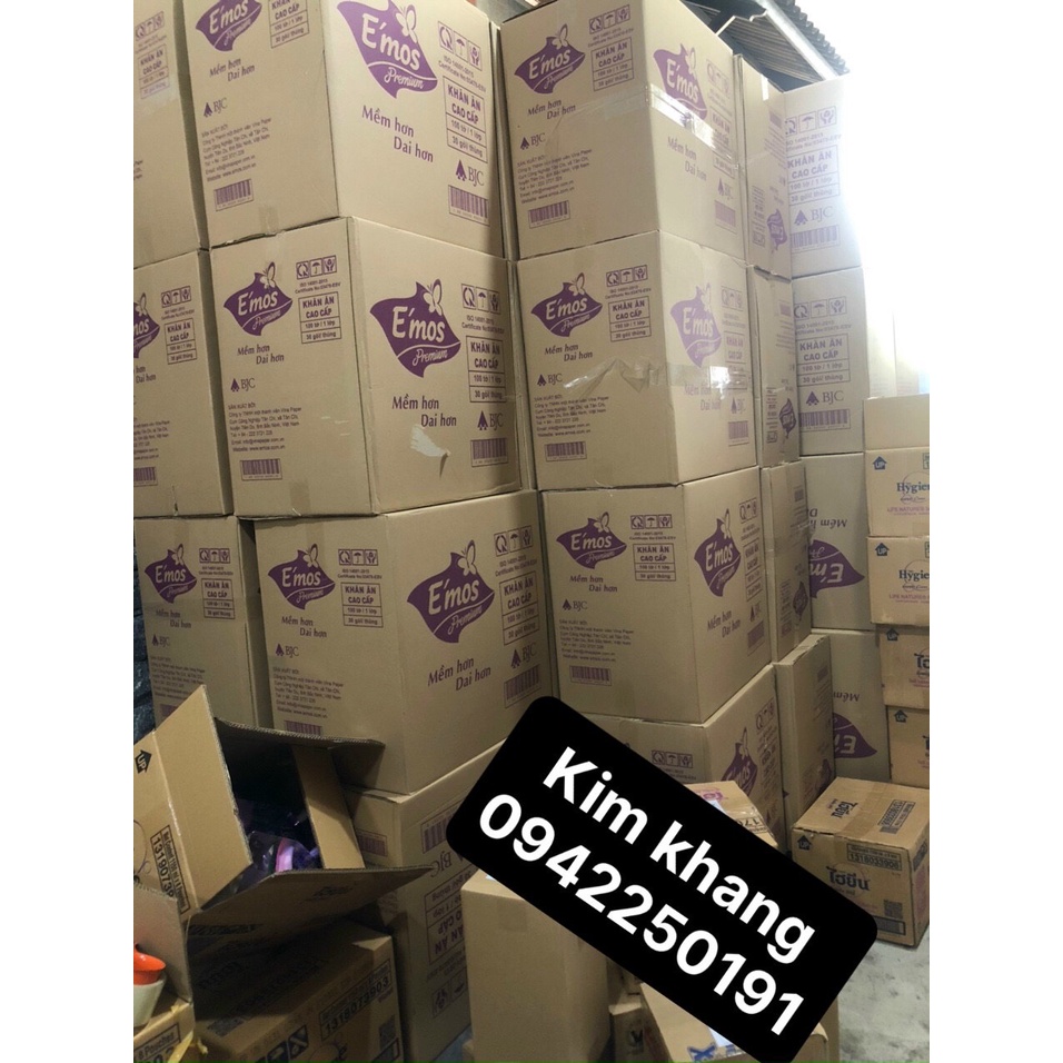 Giấy Vuông E'mos Bịch 100 tờ