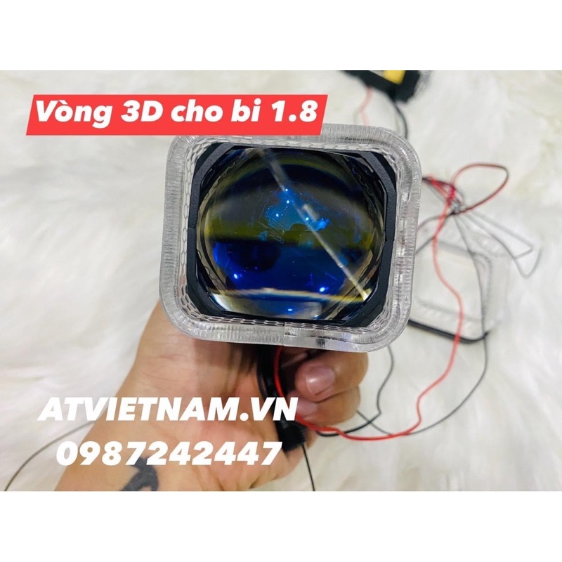 Vòng BMW 3D vuông cho bi Led 1.8 - Vòng 3D cho bi Kenzo M18