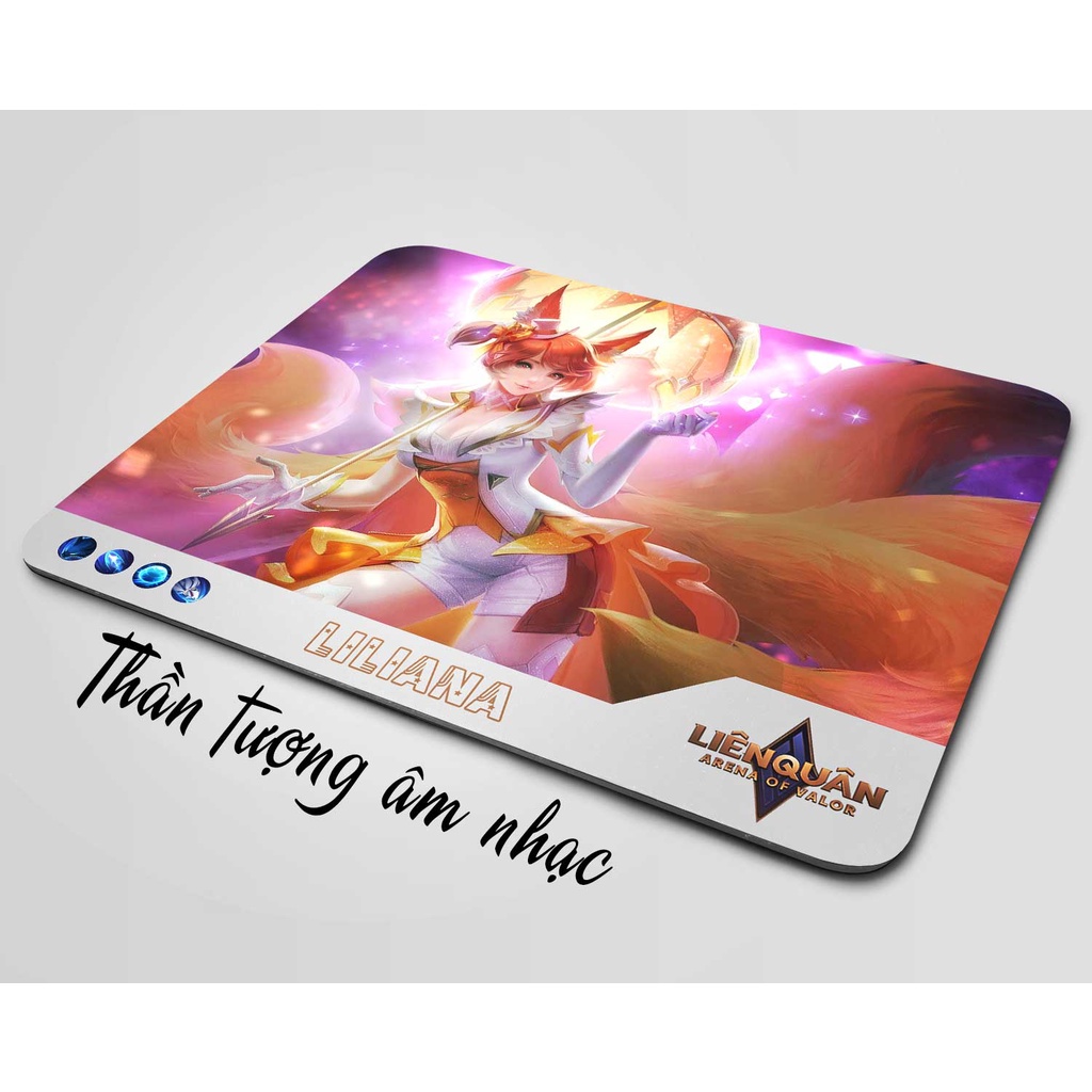 Lót chuột cỡ lớn, bàn di chuột, mouse pad mẫu Liliana Liên quân Mobile